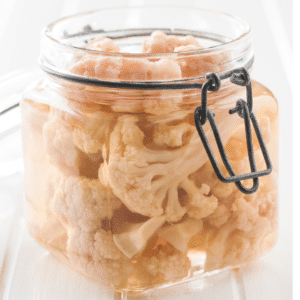 Pickled Cauliflower (LIVE Probiotic) SUGAR-FREE