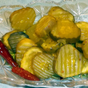 "bread & butter" sweet pickle coins