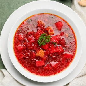 Vegetarian beet Borsht