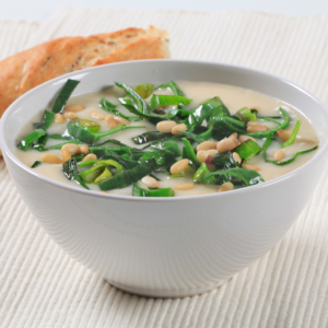 Tuscan white bean soup with spinach, rosemary, and challah croutons - (special for the week of the 12th only)