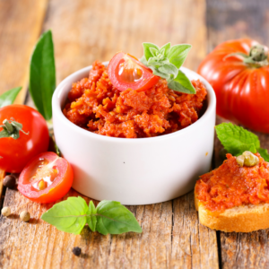 חגים - Sundried tomato-basil dip