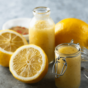 lemon-honey vinaigrette salad dressing - Pesach