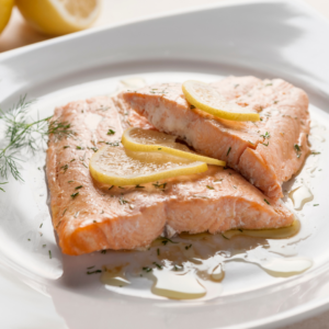 honey-horseradish salmon - pesach