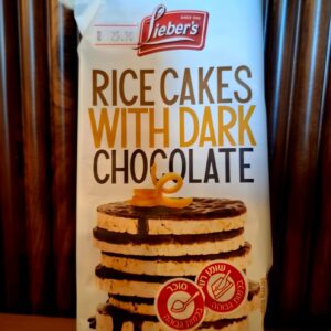 Chocolate rice cakes