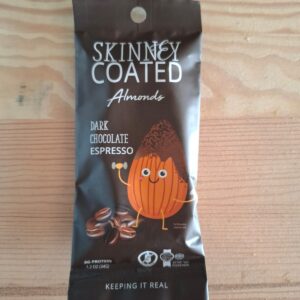 Chocolate-espresso coated almonds