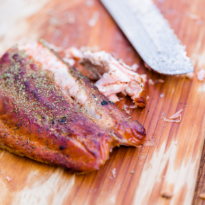 whole salmon fillet platter - "hot-smoked" (cooked with smoke)